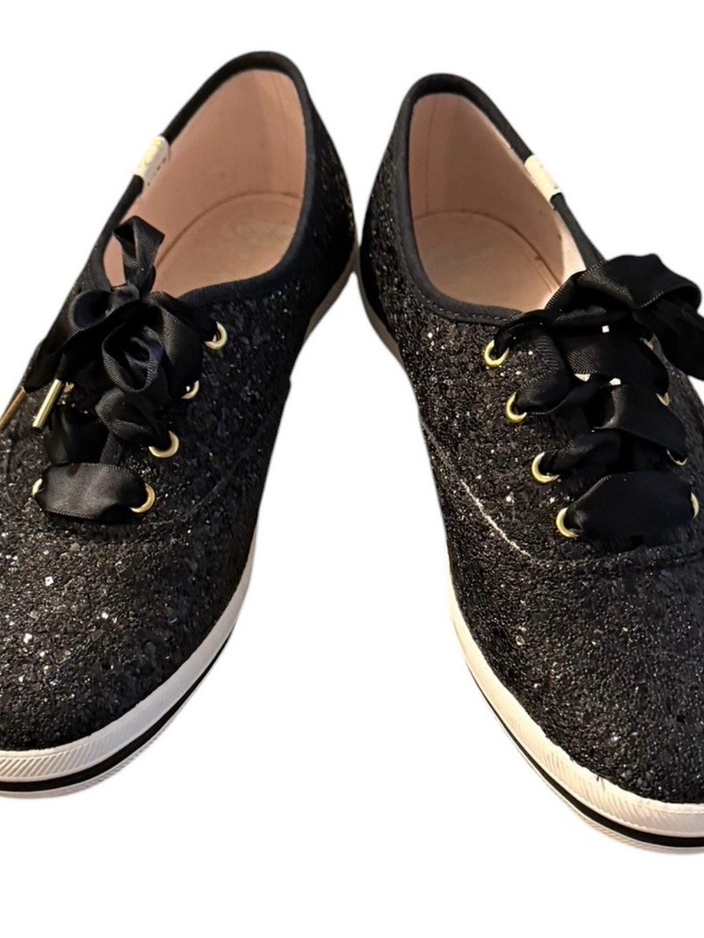 Kate Spade  Black Glitter Women’s Sneakers